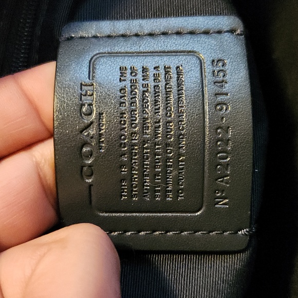 Rare Coach Set! Coach Prairie Satchel w/ Matching Wallet Midni Denim/Silver EUC - Picture 9 of 10